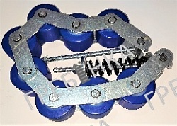 Прижимная роликовая цепь поручня на 8 роликов (тип Z2), без кронштейна, эскалатора 506NCE Otis