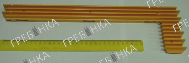 Демаркационная линия (полоска) верхняя торцевая правая желтая для эскалатора BLT/Brilliant