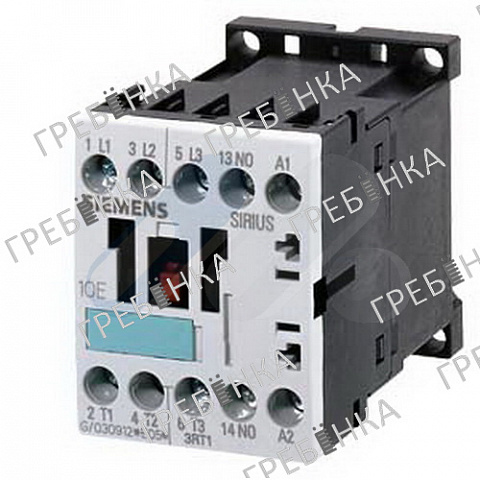 Контактор 3RT1017-1BB42 Siemens катушка 24VDC 3-полюса, АС-3, 5,5кВт/400В, 1нз, типоразмер S00