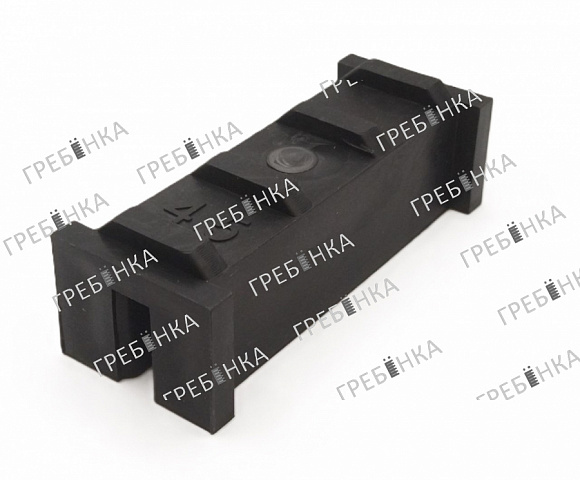 Вкладыш башмака противовеса L=100мм T5-6, высота рёбер спинки 4,5мм F0380CP1 Otis (черный)