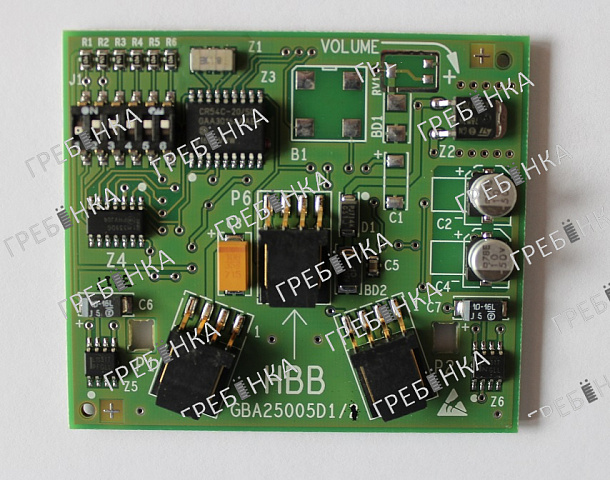 Плата вызывного поста HBB GBA25005D2 Otis (с гонгом)