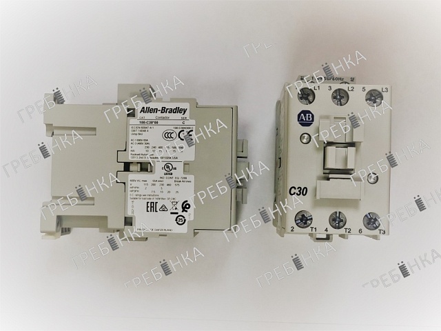 Контактор 100C30KD00 катушка 110VAC 30А 3П 1нз 50-60Гц Allen-Bradley