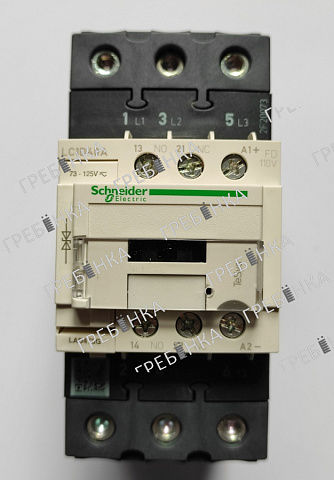 Контактор LC1D40A FD 110VDC 3P AC3 440В 40А Schneider Electric