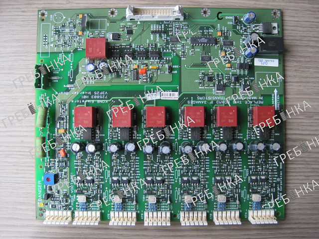 Плата INBH KM725800G01 частотного преобразователя V3F25 KONE