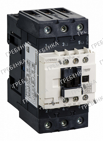 Контактор LC1D50AM7 3P 440В 50A 220VAC EVERLINK Schneider