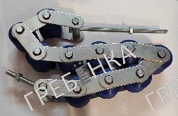Прижимная роликовая цепь без пружин и кронштейнов на 10 роликов эскалатора XO-508 XAA332X5 Xizi Otis