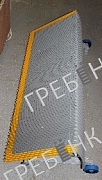 Ступень эскалатора 1000мм алюминиевая серая с желтыми линиями покраска 30 градусов SJEC/Kleemman