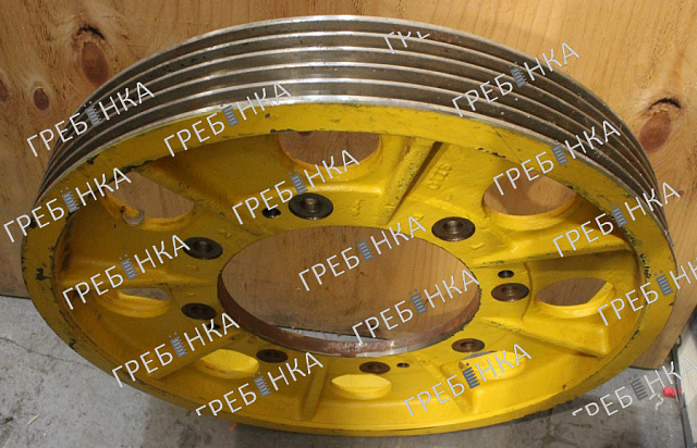 Шкив канатоведущий (КВШ) 710х5х12мм Sigma (LG-Otis)