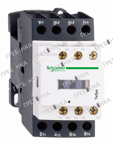 Контактор LC1DT25MD Schneider Electric 220В/DC 25А 4Р (но+нз)