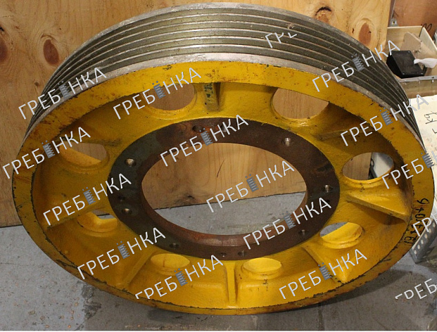 Шкив канатоведущий (КВШ) 710х6х12мм  Sigma (LG-Otis)
