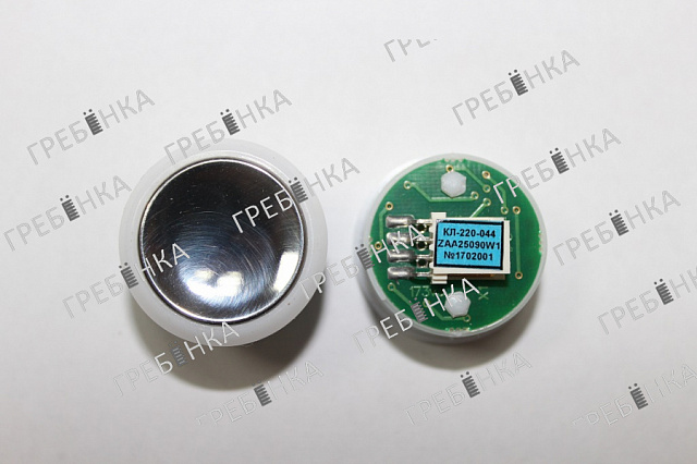 Кнопка КЛ-220-044 RL ZAA25090W1 полир Otis (белый корпус)