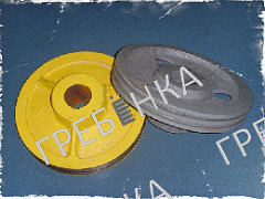 Шкив канатоведущий (КВШ) 220(230)х2х6,4мм 239.02.00.001А ЩЛЗ цилиндр