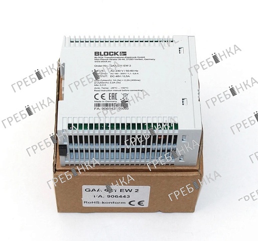 Блок питания M120 AC230V DC48V GAA621EW2 BLOCK Otis